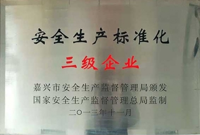 安全生產(chǎn)標(biāo)準化三級企業(yè)